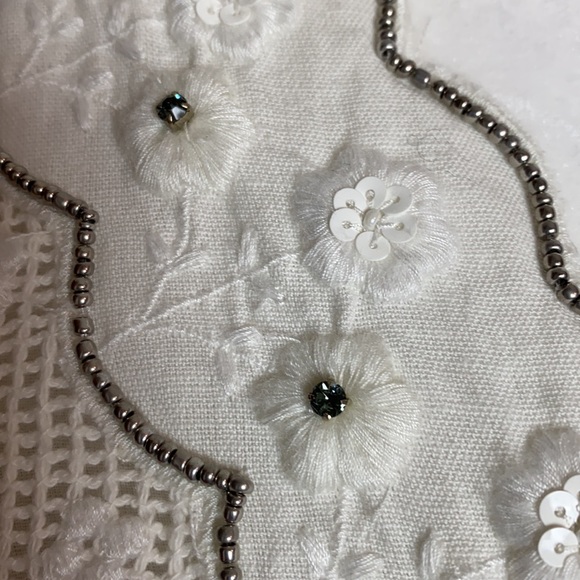 Anthropologie NWT Gorgeous White Top Size S - Picture 2 of 10